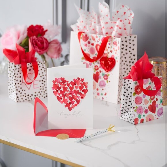 Papyrus Valentine's Card Be My Valentine - Picture 3 of 7